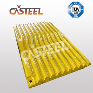 Telsmith H2238, H2550, H3244, H3450, H4448, H3450, H4448, H5060, H3042, H3255, H3648, H3255, H3858 Parti del frantoio della mascella